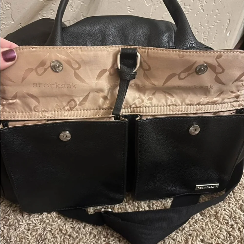 Storksak Black Baby Bag - Picture 5 of 6